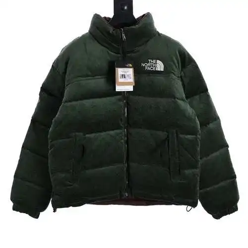 ¡Servicio posventa disponible después del año nuevo! Chaqueta de plumón reversible de pana limitada 