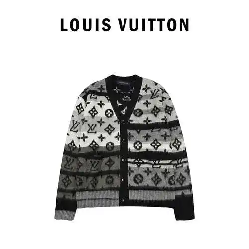 Cárdigan íntegramente de lana mohair LV Louis Vuitton 23FW
