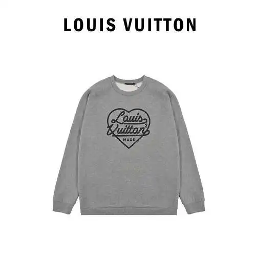 Sudadera con cuello redondo y estampado Love de LV & Nigo