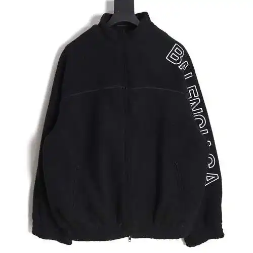 Balenciaga BLCG 23FW chaqueta con cuello alto y mangas al hombro