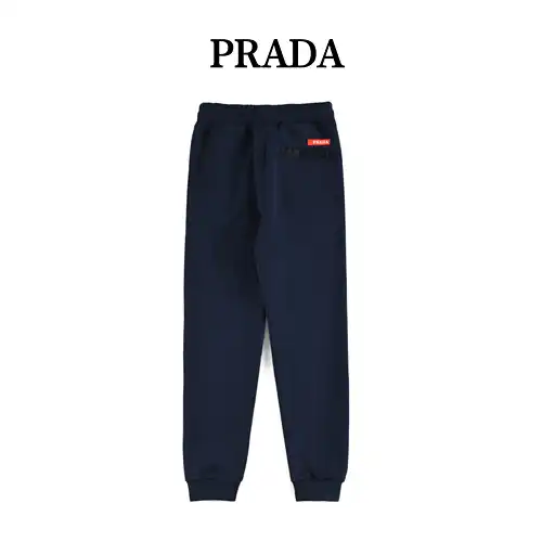 PRA*DA/Prada 22Fw logo triangular ribete rojo más pantalones de terciopelo