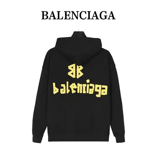 Sudadera con capucha y cremallera con cinta adhesiva BLCG/Balenciaga 23Fw