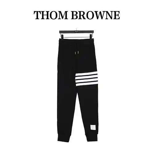 TB/Tom Brown pantalones deportivos clásicos de pernera vertical teñidos en hilo