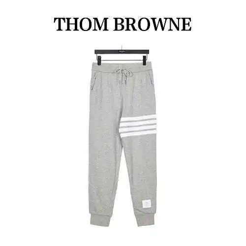 TB/Tom Brown pantalones deportivos clásicos de pernera vertical teñidos en hilo
