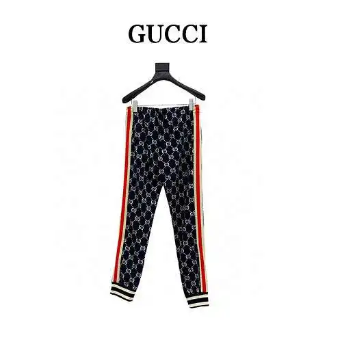 Pantalones con LOGO en toda la prenda de jacquard clásico de G*cci/Gucci