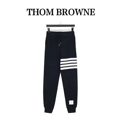 TB/Tom Brown pantalones deportivos clásicos de pernera vertical teñidos en hilo
