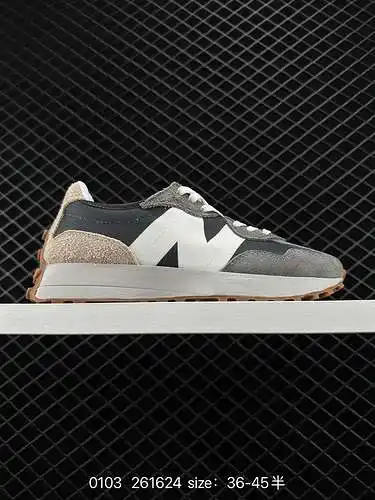 2 zapatillas deportivas informales retro New Balance MS327 serie corporativa, limpieza perfecta