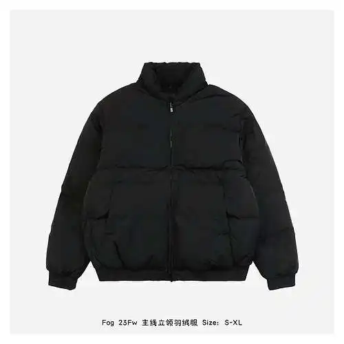 Chaqueta de plumas con cuello alto Fog 23Fw main line