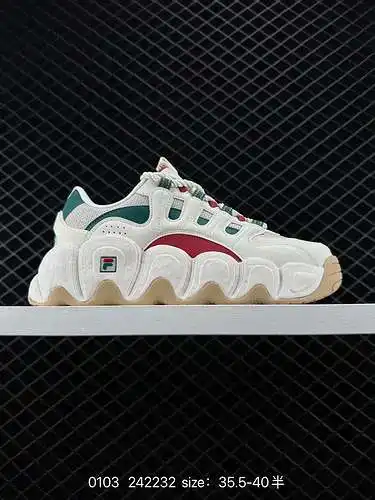 6 (Menos accesorios) Serie de zapatos de pan Fila croissant estilo papá zapatos deportivos informale