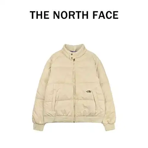 Chaqueta de plumas con cuello alto y etiqueta morada 23Fw de TNF/North Face