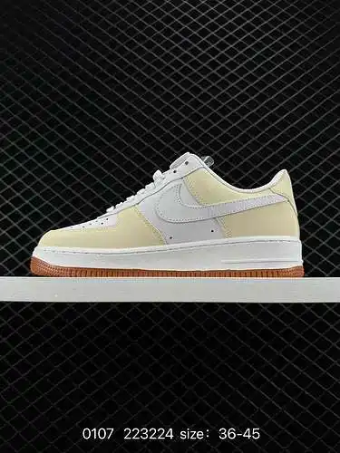 2 Nike Air Force Low Air Force 1 zapatillas deportivas informales, versátiles y de caña baja. La com
