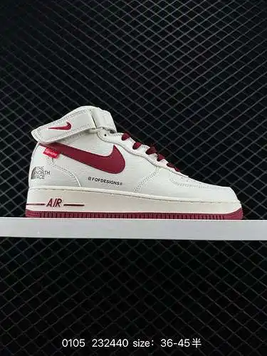 2 Nike Air Force Low Air Force One zapatillas deportivas informales, versátiles y de caña alta. La c