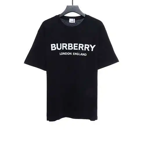 BBR Burberry manga corta con logo clásico estampado