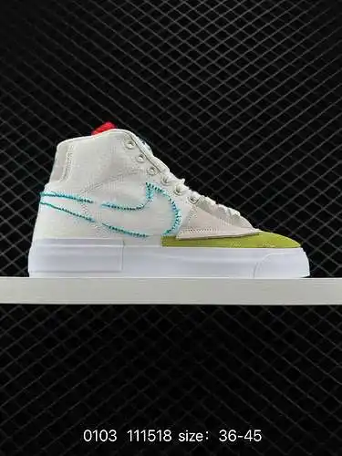 9 ▪️NK SB Zoom Blazer Trailblazer zapatillas de deporte deconstruidas y cosidas con alta adherencia 