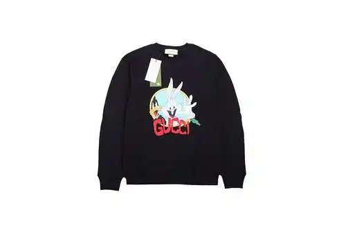 Gu*cci 23Fw Jackrabbit sudadera con cuello redondo