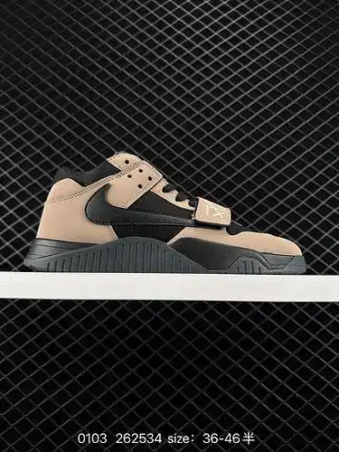 7 zapatillas casuales de marca compartida Travis Scott x Jordan Cut The Check FZ87 con 4 hormas orig