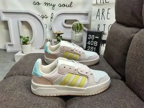 281D/adidad HOOPS 3.0 versátiles zapatillas deportivas y casual de tenis de una sola pieza. Inspirad
