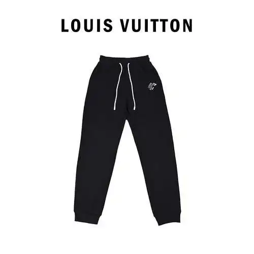 pantalones LV 22FW con pin bordado