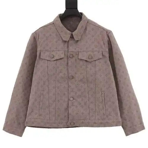 1V chaqueta vaquera con estampado integral en jacquard