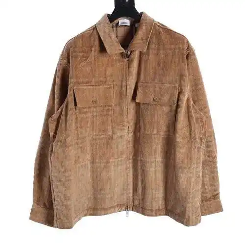 Chaqueta BBR de pana a cuadros