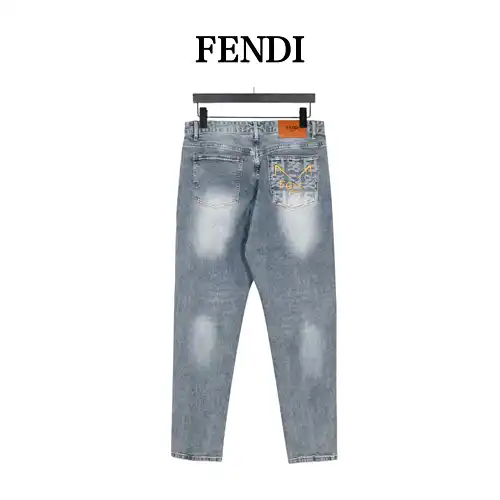 Vaqueros con ojos de monstruo Fen*di/Fendi