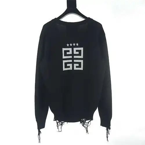 Jersey tipo cárdigan de punto con bordado de cuatro estrellas GFC 23FW de Givenchy