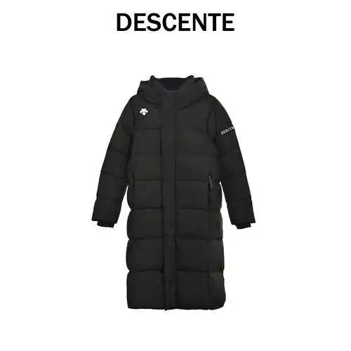 Desc*ente 22FW chaqueta larga de plumas con capucha