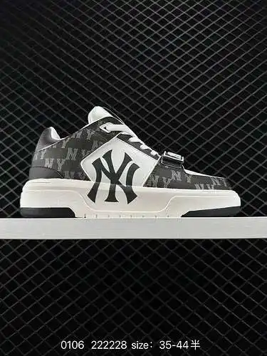 4 MLB Chunky Liner Classic MLB New York Yankees zapatillas chinas de media caña, azules y blancas, r