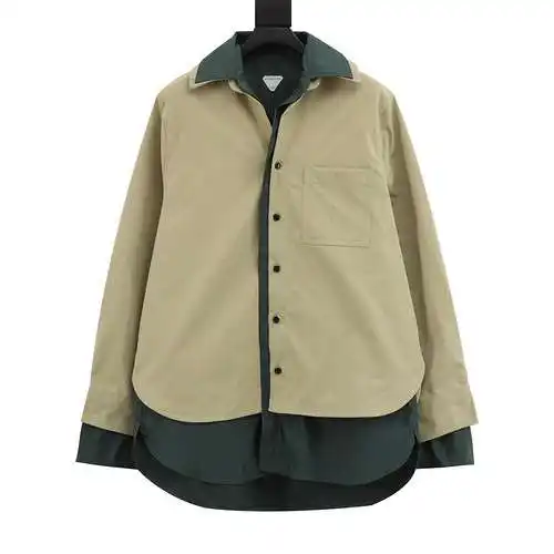 BV 23Fw chaqueta camisera falsa de dos piezas