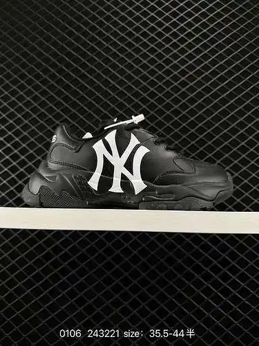 NY MLB Bigball Chunky Pixel New York Yankees zapatillas casuales de suela gruesa aumentadas 32SHC nú