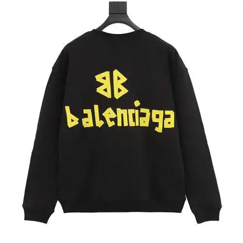 sudadera con cuello redondo y estampado de cintas blcg