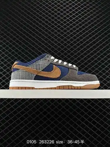 3 Nike SB Dunk Low series zapatos de skate deportivos informales de caña baja retro. El cojín ZoomAi