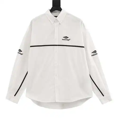 Camisa tejida con botones y correas Blcg 24SS 3M