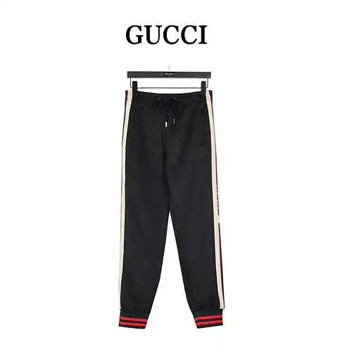 Pantalones de traje deportivo con correas clásicas de G*cci/Gucci