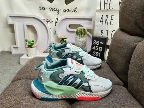 281D nivel corporativo Adidas HI-TAIL trébol zapatos de papá de suela gruesa zapatos casuales
