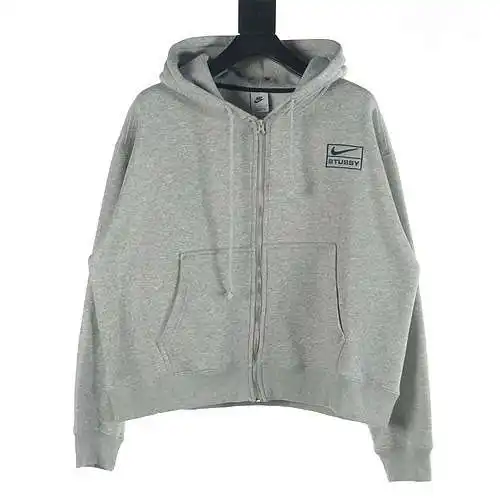 Chaqueta tipo sudadera con capucha, cordón y cremallera conjunta NK/Nike x Stu*ssy/Stu*ssy