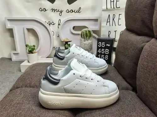 158DAdidas/ Adidas Originals Stan Smith flor verde Smith fondo grueso Adidas Originals Stan Smith fl