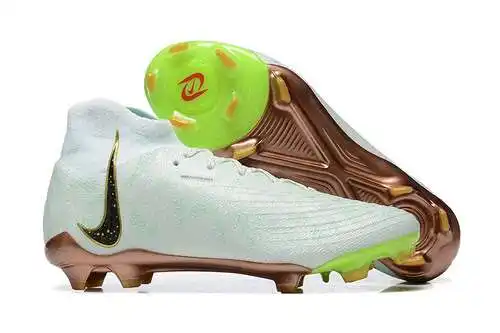 (Llegó) Zapatos de fútbol Nike Yuesha FG, impermeables, de caña alta, totalmente tejidos, NIKE PHANT