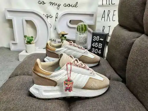 Prototipo adidas Racing 1 Boost 304D a nivel de empresa, serie retro rápida y ligera, zapatillas dep