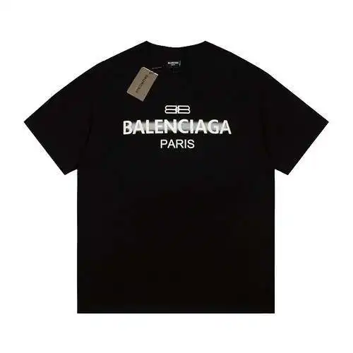 BLCG/Balenciaga 2023SS letra graffiti manga corta