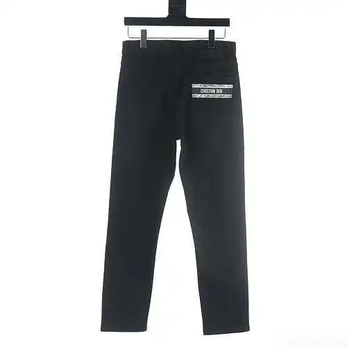 Dior CD 23Fw pantalones vaqueros con eslogan
