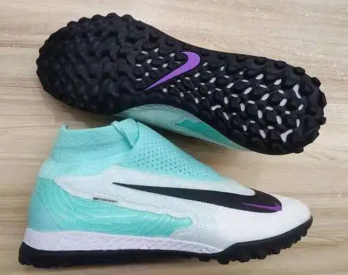 Llegada) Zapatos de fútbol Nike Phantom GX de caña alta impermeables totalmente tejidos con parte in