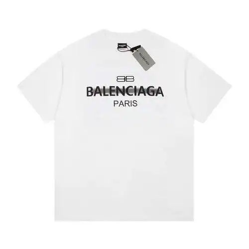 BLCG/Balenciaga 2023SS letra graffiti manga corta