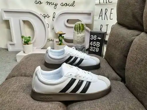 329D Adidas VL Court 2.0 NEO series zapatillas casual transpirables, cómodas y ligeras