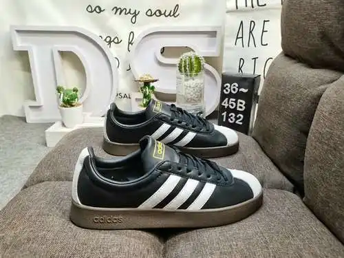 132D Adidas VL Court 2.0 NEO series zapatillas casual transpirables, cómodas y ligeras