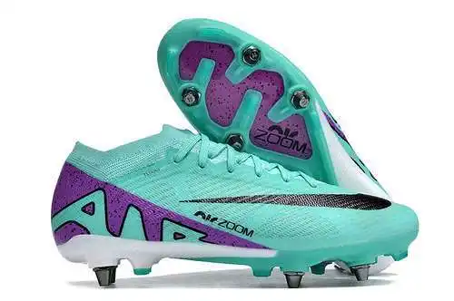 Llegada) Nike SG Spike Mercurial Zapatillas de fútbol SG de punto impermeables de caña baja de 15.a 
