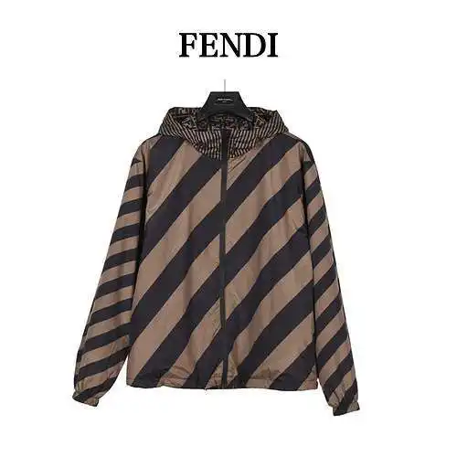 FEN*DI / Fendi 23FW chaqueta reversible con LOGO estampado