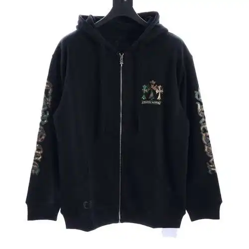 Sudadera con capucha y cremallera CH Camo Series