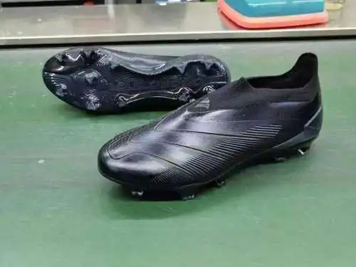Llegada) Zapatillas de fútbol Adidas Falcon Essence totalmente tejidas de caña alta FG con cordones 