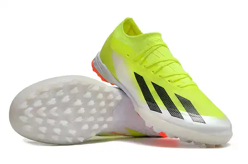 (Llegó - zapatos para niños/mujeres/hombres) Adidas X series zapatos de fútbol de punto TF impermeab